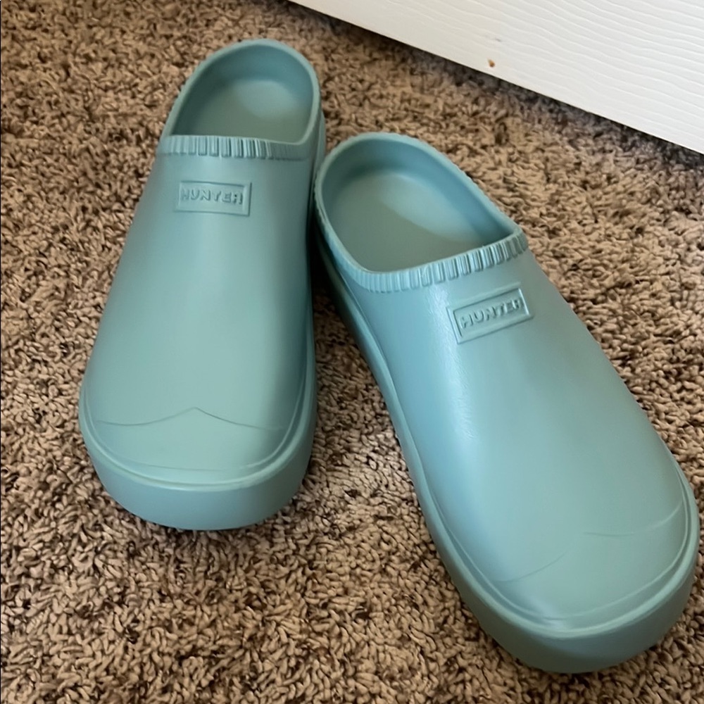 Hunter Aqua Slip-On Shoes